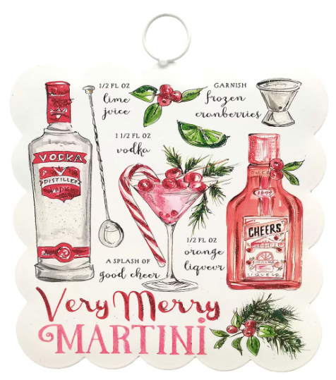 Mini Beck's Scallop "Very Merry Martini"