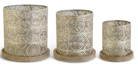 Champagne Punched Baskets