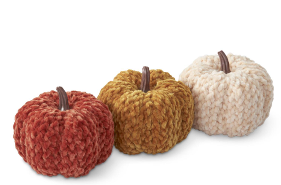 Velvet Knit Pumpkin