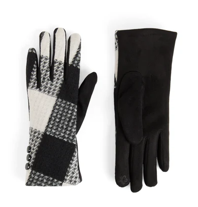 Large Checkered Touchscreen GLoves