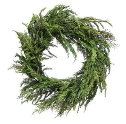 26" Cyprus/Norfolk Pine Wreath