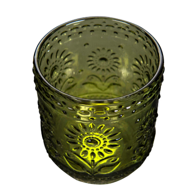 Embossed Drinking Glass