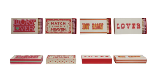 Safety Matches in Matchbox with Saying