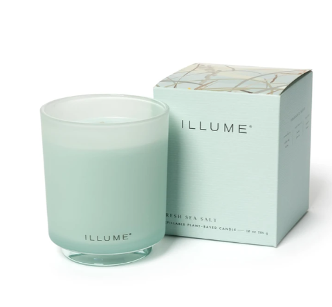 Fresh Sea Salt Boxed Glass Candle