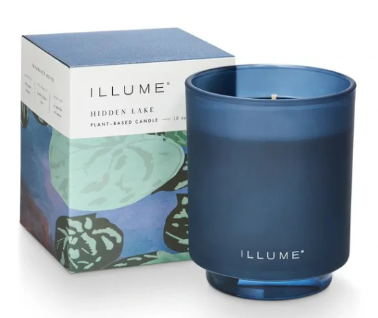 Hidden Lake Baby Boxed Glass Candle