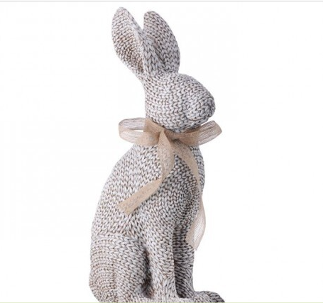 Resin Woven Rabbit