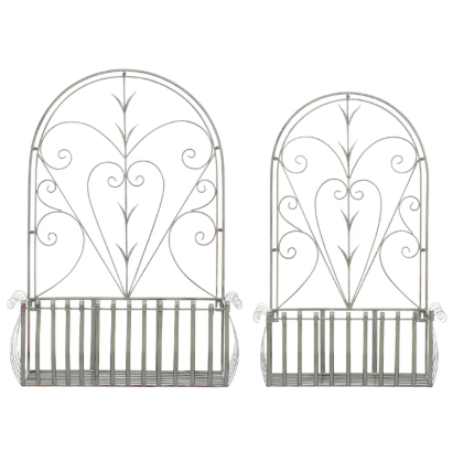 Scroll/Arch Wall Basket Planter