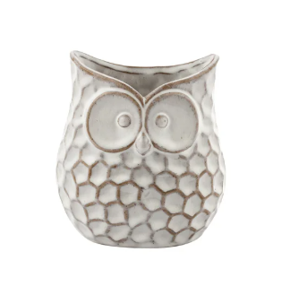 Antique Owl Planter