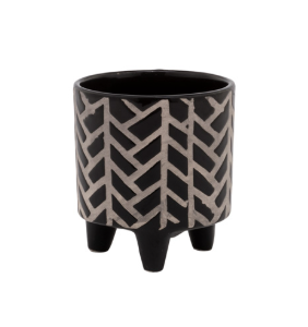 Mini Dark Green Chevron Cache