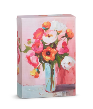 Pink Floral Wall Art