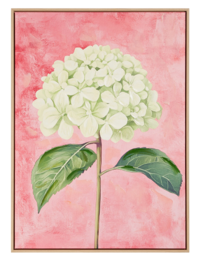 Hydrangea Stem Framed Wall Art