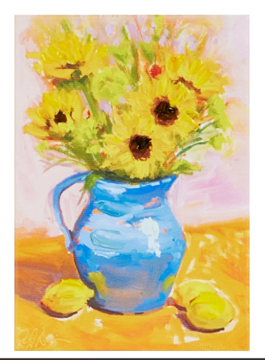 Sunflowers and Summer's Fare Well Art