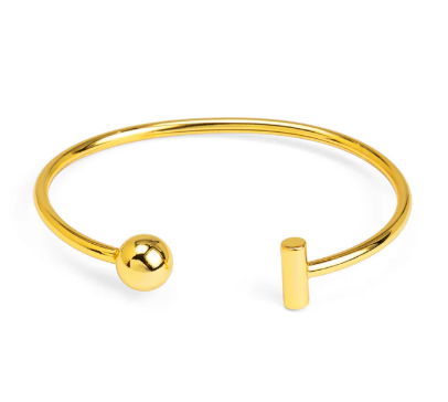 Ball & Bar Cuff Bracelet
