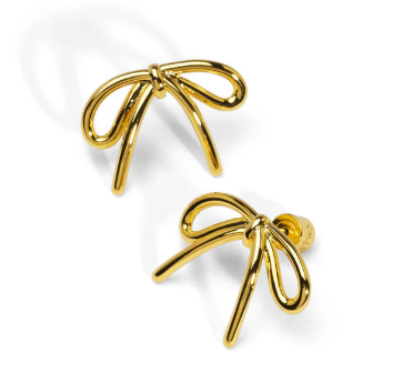 Small Bow Stud Earring