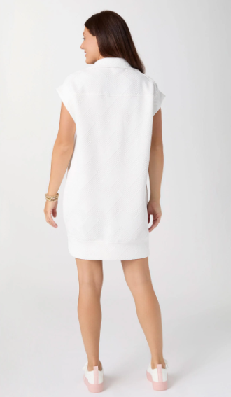Serena Sleeveless Quilted Dress with Pockets