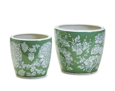Hand-Painted Cachepot