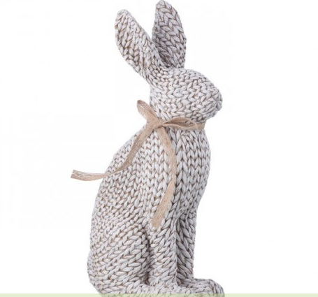 Resin Woven Rabbit