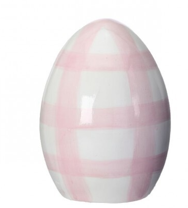 Terracotta Check Egg