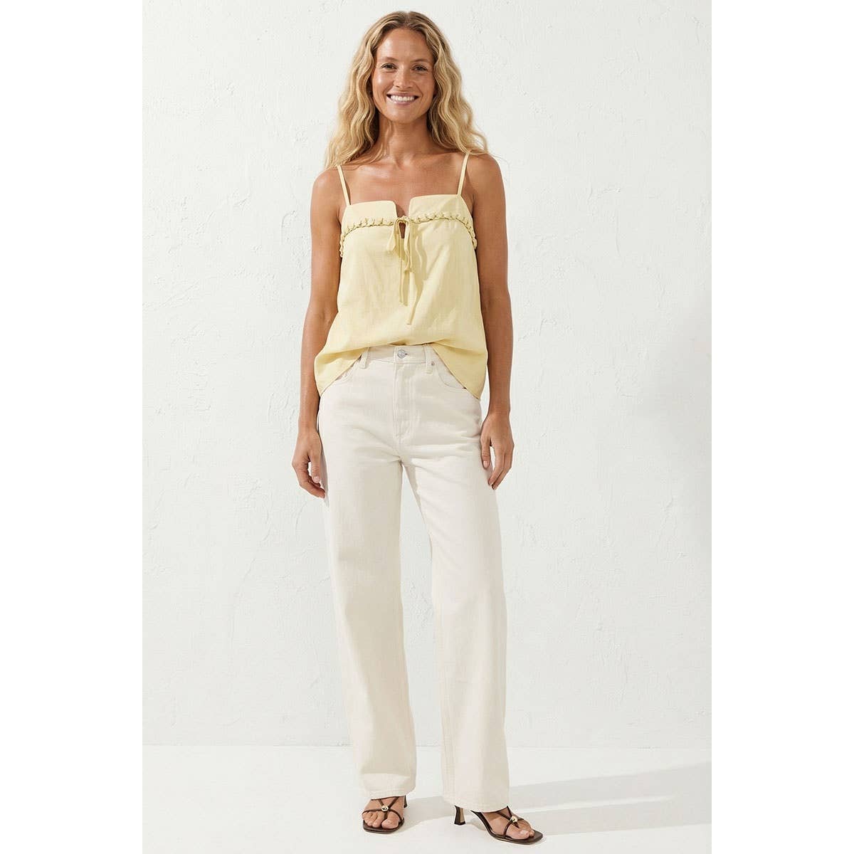 Knitting Detail Tank Top