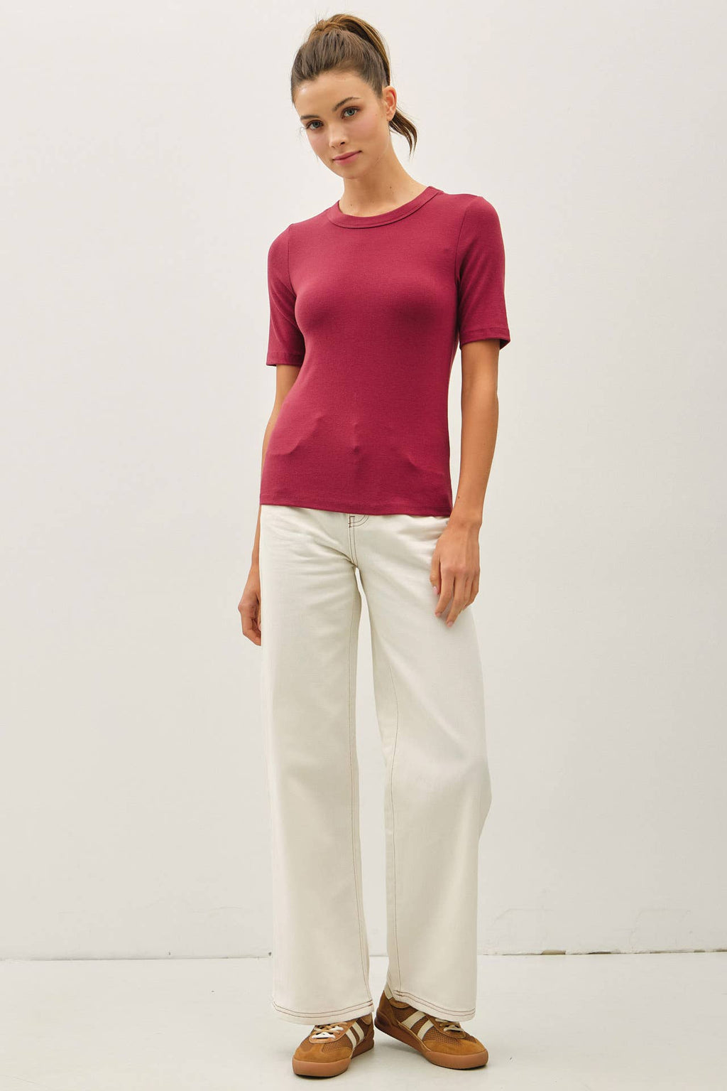 ULTRA SOFT BASIC SHORT SLEEVE TOP