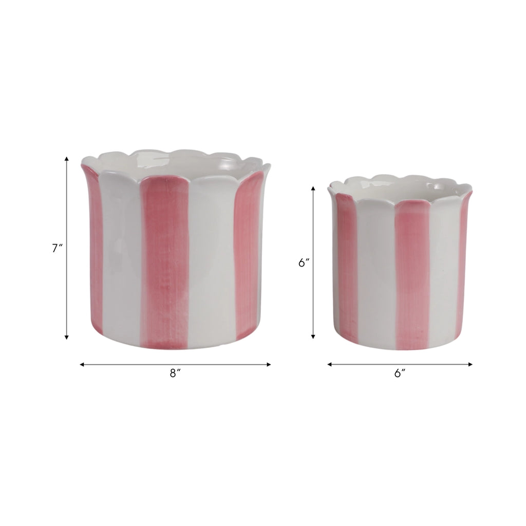 Scalloped Planters
