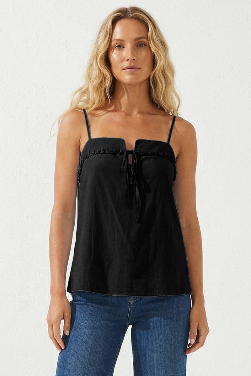 Knitting Detail Tank Top
